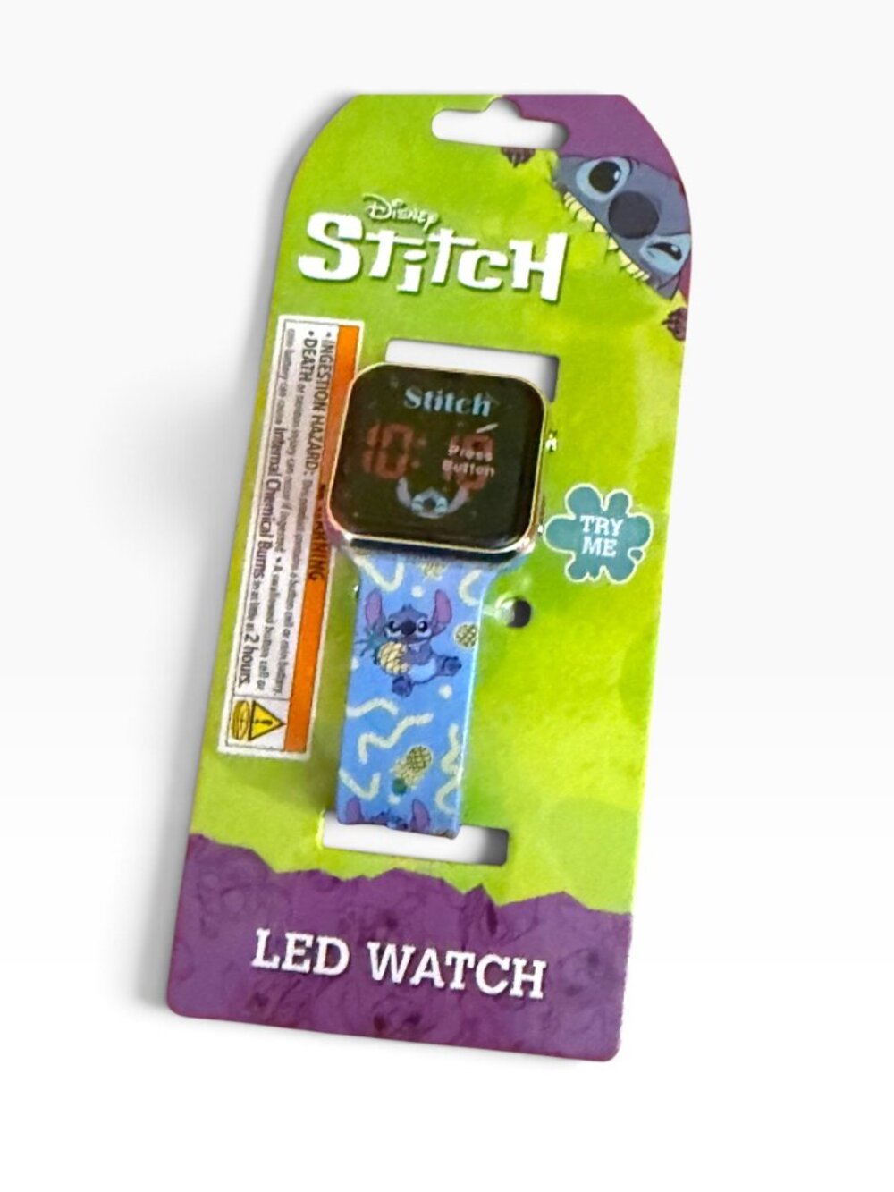 Disney Lilo & Stitch LED Watch โ New, Fully Working
